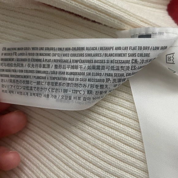 Abercrombie & Fitch Strappy Cut Out Halter Long Sleeve Ribbed White Body… - Picture 4 of 8